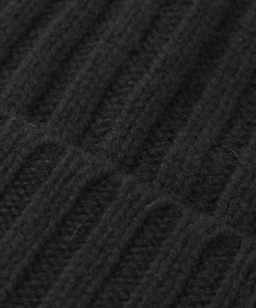 WILLIAM BRUNTON（ウィリアムブラントン）の「【WILLIAM BRUNTON / ウィリアム ブラントン】リブニットボウ（ニットキャップ/ビーニー・レディース・ホワイト/チャコールグレー/ブラック・FREE）」の12枚目の写真