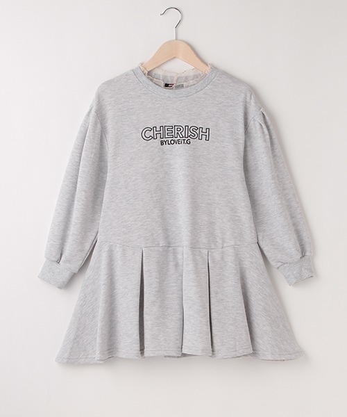 by LOVEiT（バイラビット）の「チアーワンピース（ワンピース・キッズ・グレー/ピンク/ブラック/グリーン・140cm/120cm/150cm/160cm/130cm）」の2枚目の写真