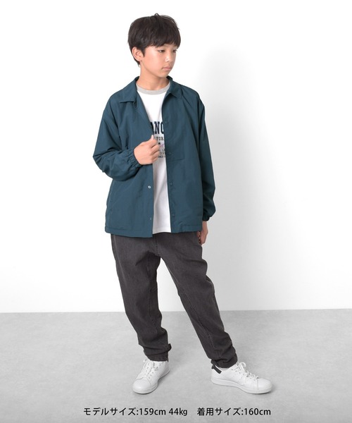 GLAZOS（グラソス）の「【ラクパン】[テーパード]デニム・アクティブパンツ（その他パンツ・キッズ・ブラック/グレイッシュブルー/インディゴブルー・140cm/150cm/160cm/170cm）」の12枚目の写真