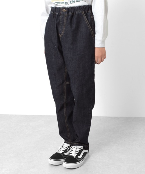 GLAZOS（グラソス）の「【ラクパン】[テーパード]デニム・アクティブパンツ（その他パンツ・キッズ・ブラック/グレイッシュブルー/インディゴブルー・140cm/150cm/160cm/170cm）」の15枚目の写真