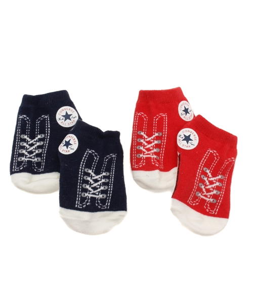 CONVERSE（コンバース）の「【CONVERSE】KIDS コンバースソックスセット（ソックス/靴下・キッズ・レッド系その他/ピンク系その他・XX-SMALL/X-SMALL）」の2枚目の写真