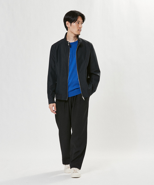 EDIFICE（エディフィス）の「ウォッシャブル クルーネック ニット（ニット/セーター・メンズ・ベージュ/ブルー系その他/ベージュ系その他/グリーン/ブラック系その他/ブラック・LARGE/SMALL/MEDIUM）」の7枚目の写真