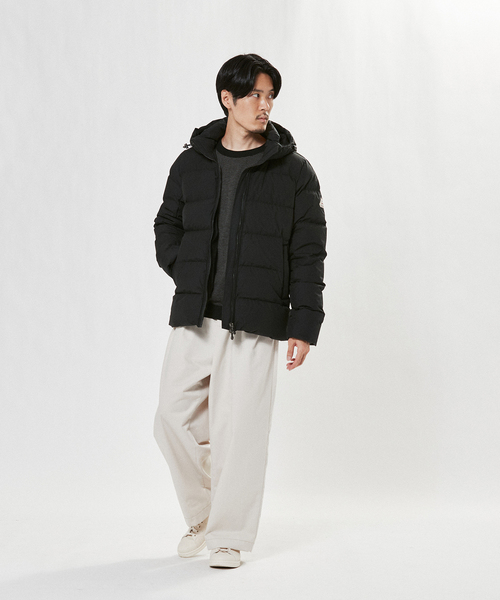 EDIFICE（エディフィス）の「ウォッシャブル クルーネック ニット（ニット/セーター・メンズ・ベージュ/ブルー系その他/ベージュ系その他/グリーン/ブラック系その他/ブラック・LARGE/SMALL/MEDIUM）」の12枚目の写真