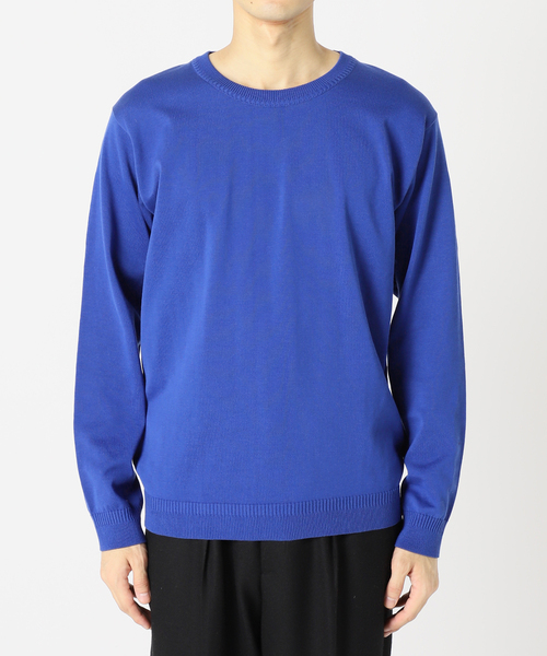 EDIFICE（エディフィス）の「ウォッシャブル クルーネック ニット（ニット/セーター・メンズ・ベージュ/ブルー系その他/ベージュ系その他/グリーン/ブラック系その他/ブラック・LARGE/SMALL/MEDIUM）」の17枚目の写真