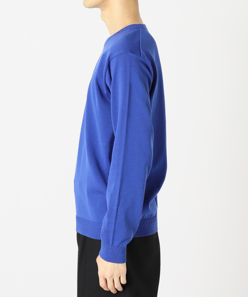 EDIFICE（エディフィス）の「ウォッシャブル クルーネック ニット（ニット/セーター・メンズ・ベージュ/ブルー系その他/ベージュ系その他/グリーン/ブラック系その他/ブラック・LARGE/SMALL/MEDIUM）」の18枚目の写真