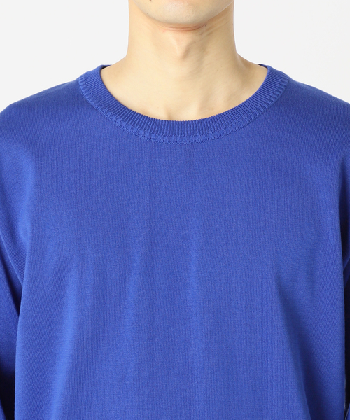 EDIFICE（エディフィス）の「ウォッシャブル クルーネック ニット（ニット/セーター・メンズ・ベージュ/ブルー系その他/ベージュ系その他/グリーン/ブラック系その他/ブラック・LARGE/SMALL/MEDIUM）」の21枚目の写真