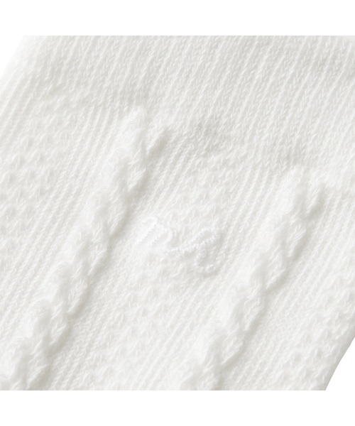 MIKI HOUSE（ミキハウス）の「ベビーソックス（ベビーシューズ/ベビーソックス・キッズ・ホワイト・7-8cm/9-10cm/11-13cm）」の2枚目の写真