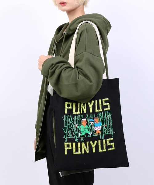 PUNYUS(プニュズ)の「竹林トートバッグ(トートバッグ・レディース・ブラック/キナリ・FREE)」の18枚目の写真