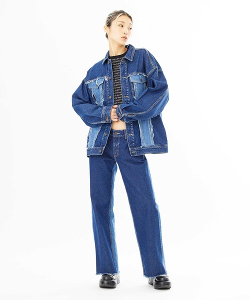 X-girl(エックスガール)の「JACQUARD L/S TOP(Tシャツ/カットソー・レディース・ブラック/ホワイト/イエロー・S/M)」の10枚目の写真