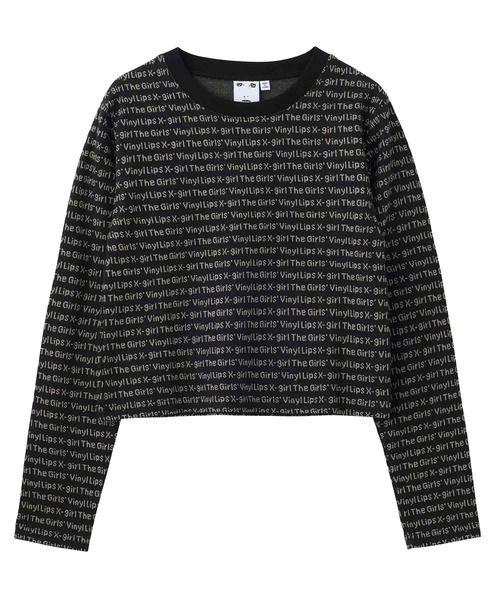 X-girl(エックスガール)の「JACQUARD L/S TOP(Tシャツ/カットソー・レディース・ブラック/ホワイト/イエロー・S/M)」の21枚目の写真
