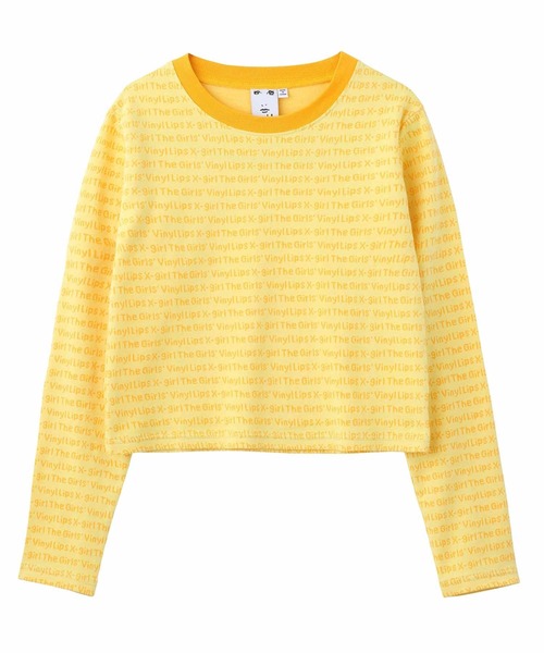 X-girl(エックスガール)の「JACQUARD L/S TOP(Tシャツ/カットソー・レディース・ブラック/ホワイト/イエロー・S/M)」の22枚目の写真