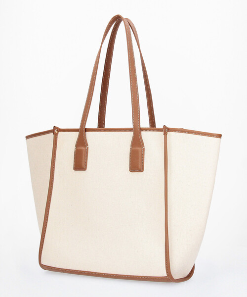 MONO COMME CA(モノコムサ)の「キャンバストート(トートバッグ・レディース・ブラック/キナリ・FREE)」の11枚目の写真