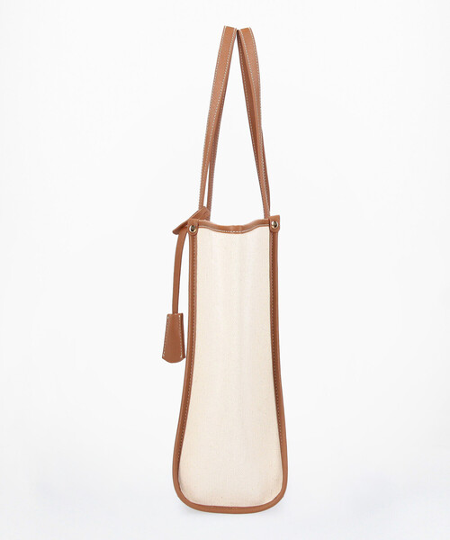 MONO COMME CA(モノコムサ)の「キャンバストート(トートバッグ・レディース・ブラック/キナリ・FREE)」の10枚目の写真