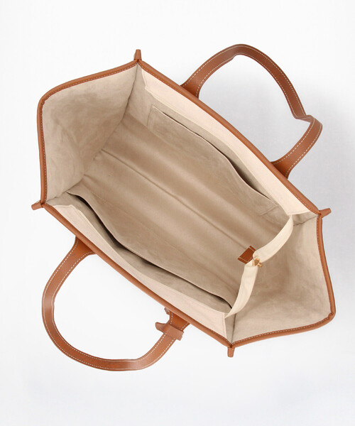 MONO COMME CA(モノコムサ)の「キャンバストート(トートバッグ・レディース・ブラック/キナリ・FREE)」の8枚目の写真