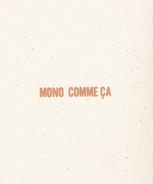 MONO COMME CA(モノコムサ)の「キャンバストート(トートバッグ・レディース・ブラック/キナリ・FREE)」の6枚目の写真