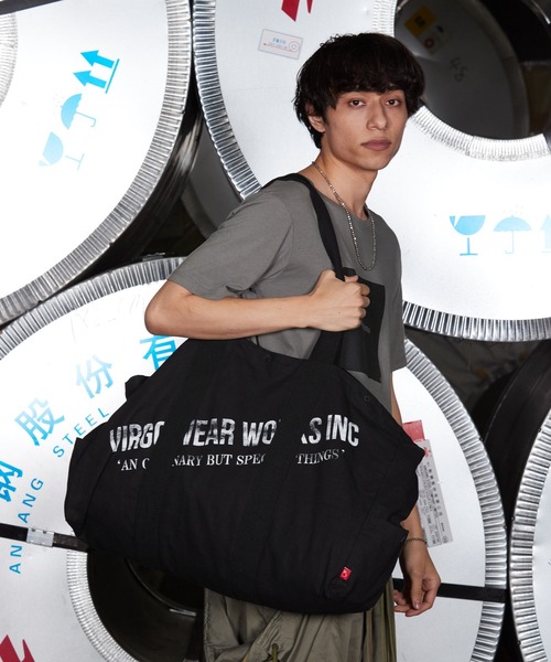 VIRGOwearworks(ヴァルゴウェアワークス)の「Virtaly big bag(トートバッグ・メンズ・ブラック/オリーブ・FREE)」の18枚目の写真