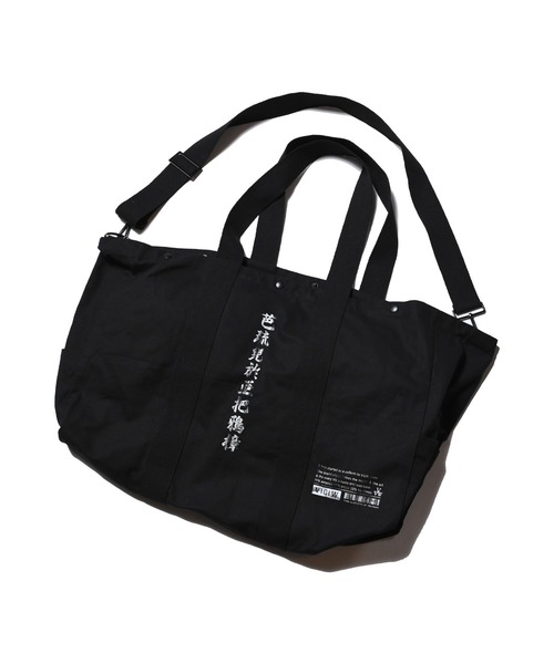 VIRGOwearworks(ヴァルゴウェアワークス)の「Virtaly big bag(トートバッグ・メンズ・ブラック/オリーブ・FREE)」の10枚目の写真