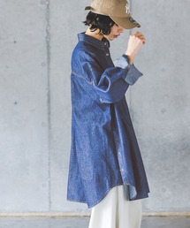 PAGEBOY | デニムスナップルーズシャツ(シャツ/ブラウス)