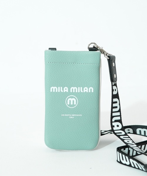 SAC'S BAR セレクト(サックスバーセレクト)の「【MILA MILAN/ミラ ミラン】コルソ スマホショルダー(ショルダーバッグ・メンズ・ホワイト/ブラック/ライトブルー・FREE)」の5枚目の写真