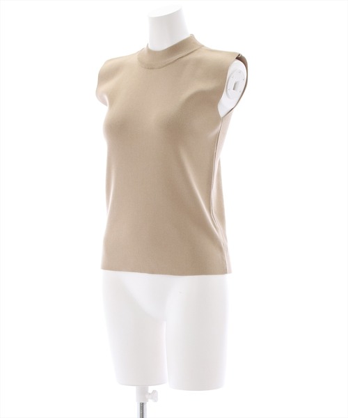 clear（クリア）の「ミラノリブノースリニットトップス[オフィスカジュアル 着回し抜群 大人 カジュアル]（ニット/セーター・レディース・イエロー/グリーン/オフホワイト/ブラック/サックスブルー/グレイッシュベージュ/ブラウン/オレンジ/ピンク/テラコッタ/グリーン系その他2/ブルー・F）」の13枚目の写真