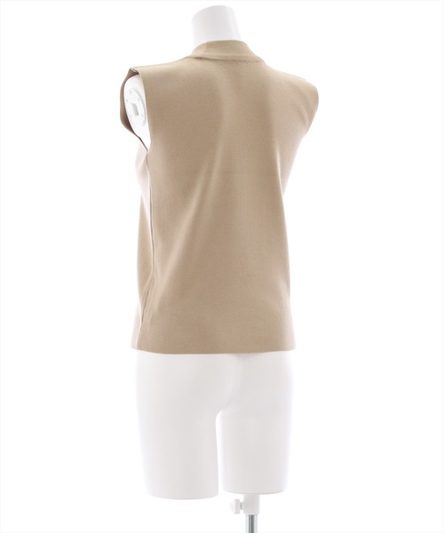 clear（クリア）の「ミラノリブノースリニットトップス[オフィスカジュアル 着回し抜群 大人 カジュアル]（ニット/セーター・レディース・イエロー/グリーン/オフホワイト/ブラック/サックスブルー/グレイッシュベージュ/ブラウン/オレンジ/ピンク/テラコッタ/グリーン系その他2/ブルー・F）」の15枚目の写真