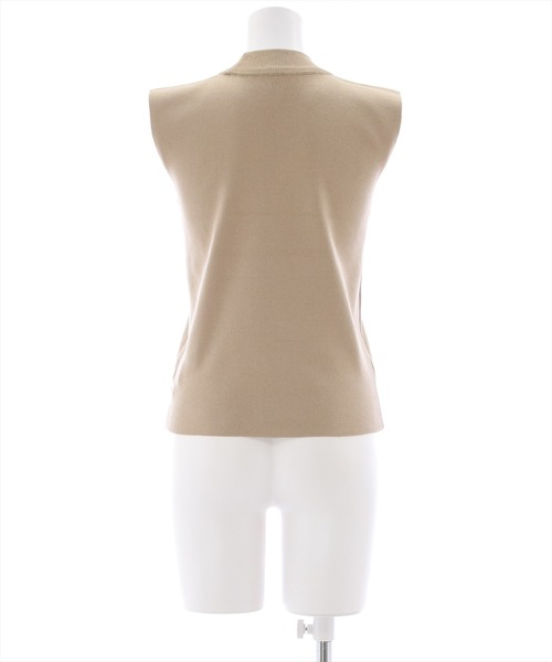 clear（クリア）の「ミラノリブノースリニットトップス[オフィスカジュアル 着回し抜群 大人 カジュアル]（ニット/セーター・レディース・イエロー/グリーン/オフホワイト/ブラック/サックスブルー/グレイッシュベージュ/ブラウン/オレンジ/ピンク/テラコッタ/グリーン系その他2/ブルー・F）」の16枚目の写真