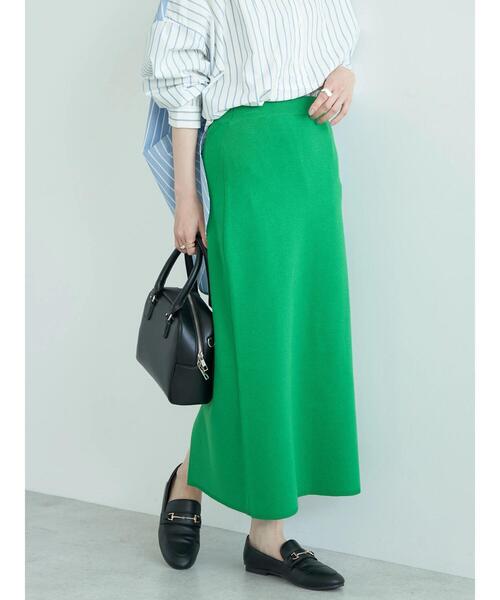 AMERICAN HOLIC（アメリカンホリック）の「総針ニットタイトスカート（スカート・レディース・ネイビー/グリーン・S/M/L）」の15枚目の写真
