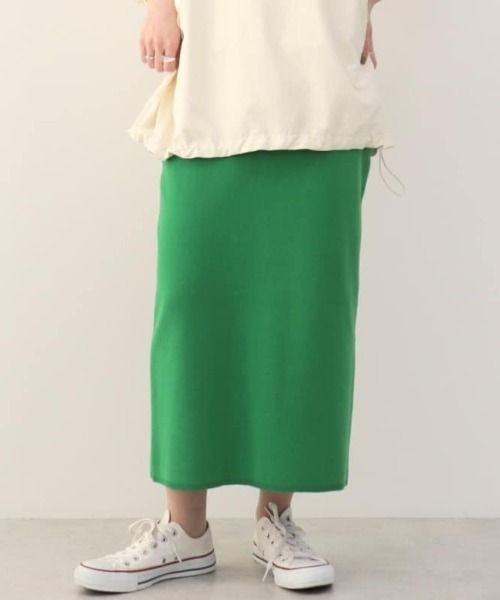 AMERICAN HOLIC（アメリカンホリック）の「総針ニットタイトスカート（スカート・レディース・ネイビー/グリーン・S/M/L）」の14枚目の写真