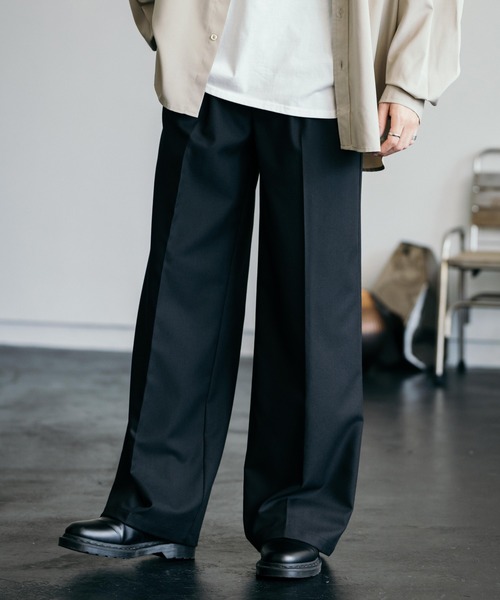 90s Vintage ベロア スラックス 2タック センタープレス ワイド 90s Vintage ベロア スラックス 2タック センタープレス ワイド