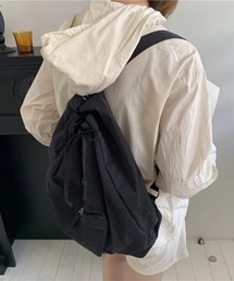 パステル巾着リュック