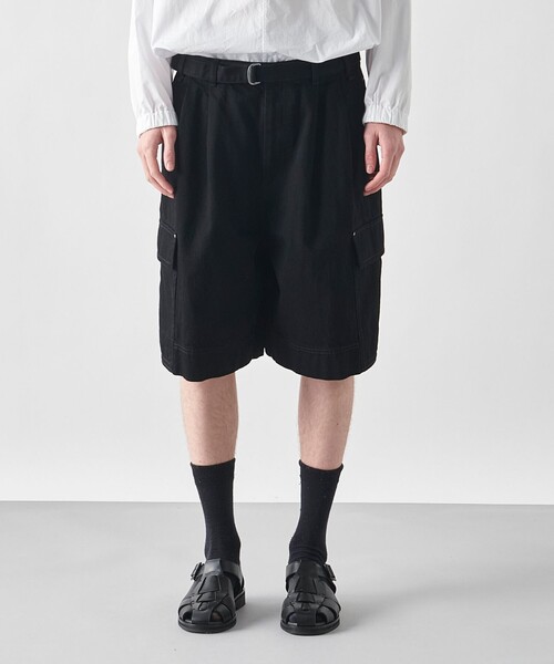 JOSEPH STUDIO（ジョゼフストゥディオ）の「【洗える】シャドウデニム　ショートパンツ（その他パンツ・メンズ・ライトグレー系/ブラック系・6/8）」の8枚目の写真