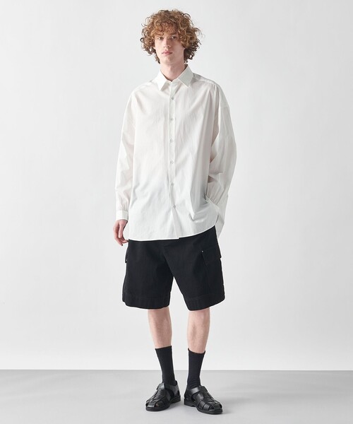 JOSEPH STUDIO（ジョゼフストゥディオ）の「【洗える】シャドウデニム　ショートパンツ（その他パンツ・メンズ・ライトグレー系/ブラック系・6/8）」の13枚目の写真