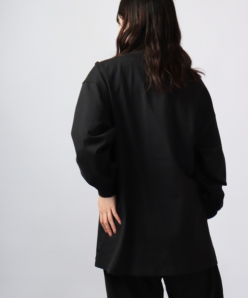 STARTER BLACK LABEL（スターターブラックレーベル）の「STARTER BLACKLABEL 衿配色ハーフZIPスタンドロングスリーブＴシャツ（Tシャツ/カットソー・メンズ・ブラック/グリーン・XL/M/L）」の19枚目の写真