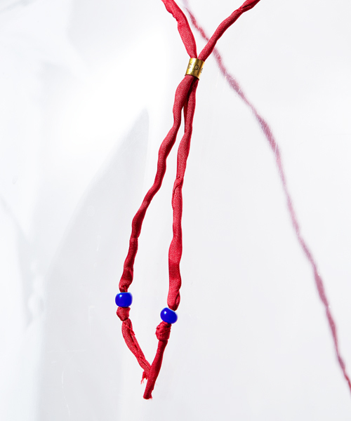 603（ロクマルサン）の「603 フェザーコードネックレス（ネックレス・メンズ・ホワイト/ブルー/ローズ・FREE）」の12枚目の写真