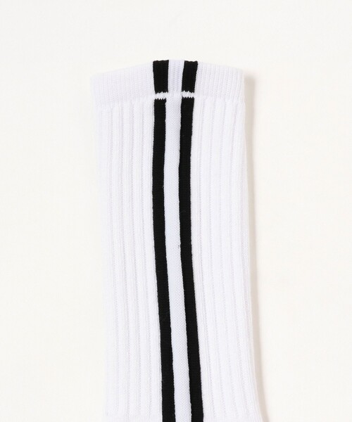 BEAMS(ビームス)の「BEAMS / バックライン ソックス(ソックス/靴下・メンズ・ブラック/ホワイト・ONE SIZE)」の3枚目の写真
