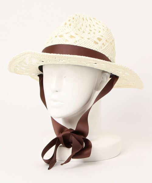 チャイハネ（チャイハネ）の「【チャイハネ】カーゴマウンテンハット（ハット・レディース・ホワイト/ブラウン・FREE）」の9枚目の写真