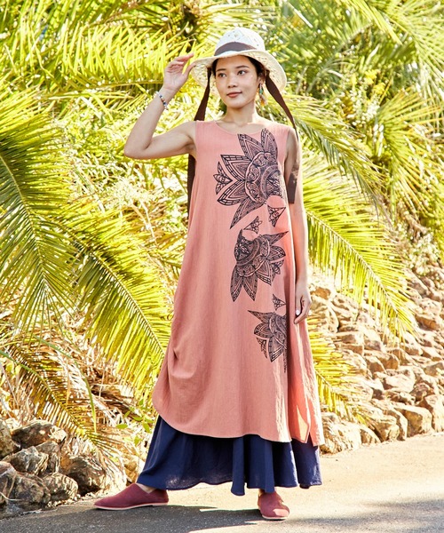 チャイハネ（チャイハネ）の「【チャイハネ】カーゴマウンテンハット（ハット・レディース・ホワイト/ブラウン・FREE）」の6枚目の写真