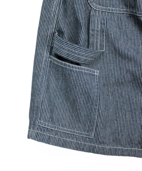 Universal Style Wear(ユニバーサルスタイルウェア)の「Universal Style Wear ペインター ショーツ(デニムパンツ・メンズ・ブルー系2/ブルー系1/インディゴブルー・X-LARGE/LARGE/MEDIUM)」の19枚目の写真