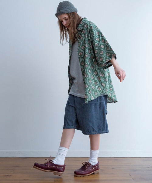 Universal Style Wear(ユニバーサルスタイルウェア)の「Universal Style Wear ペインター ショーツ(デニムパンツ・メンズ・ブルー系2/ブルー系1/インディゴブルー・X-LARGE/LARGE/MEDIUM)」の9枚目の写真