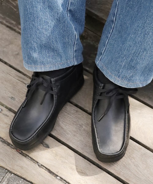 Clarks WALLABEE オールレザー Clarks/クラークス Wallabee ワラビー レザー（ブーツ）｜Clarks