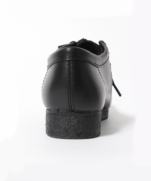 【極美品】Clarks クラークス ワラビーブーツ レザー 厚底 7(26) Clarks CLARKS(クラークス)ワラビーブーツ レザー スタンダード