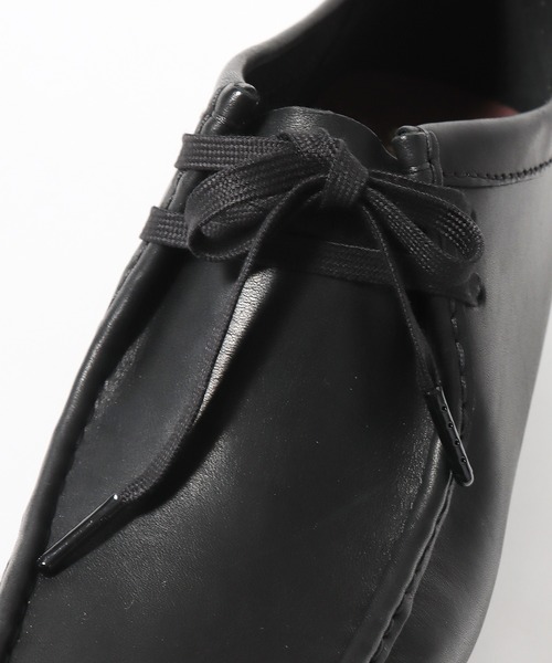 ■ Clarks クラークス ワラビーブーツ レザーシューズ 16050 Clarks クラークス ワラビー ブーツ ブラックレザー メンズ