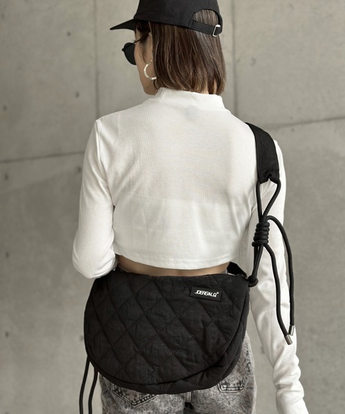 LVEU.（ラブユ.）の「【IMOKO × LVEU. 】Quilted round shoulder bag / キルティングラウンド