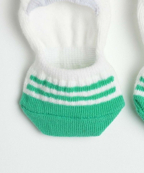 moimoln(モイモルン)の「ボーダーカラーソックス(ベビーシューズ/ベビーソックス・キッズ・グリーン/イエロー・16cm/12cm/14cm/18cm/10cm)」の10枚目の写真