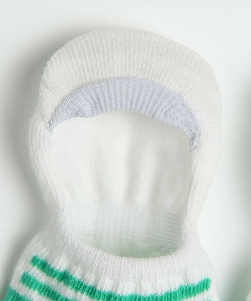 moimoln(モイモルン)の「ボーダーカラーソックス(ベビーシューズ/ベビーソックス・キッズ・グリーン/イエロー・16cm/12cm/14cm/18cm/10cm)」の9枚目の写真