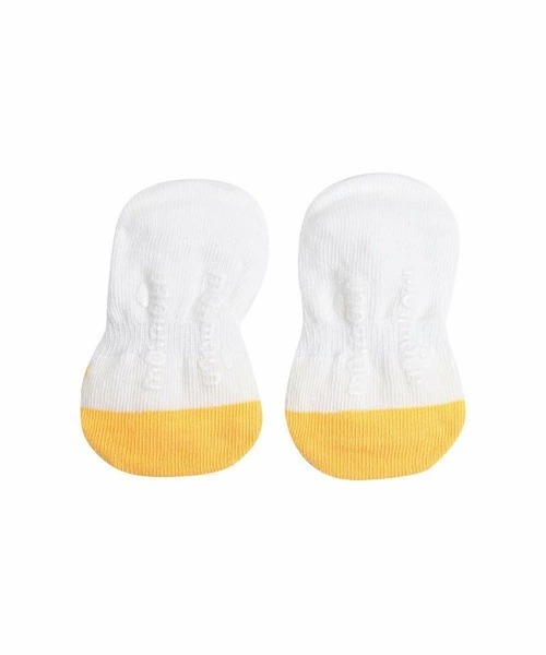 moimoln(モイモルン)の「ボーダーカラーソックス(ベビーシューズ/ベビーソックス・キッズ・グリーン/イエロー・16cm/12cm/14cm/18cm/10cm)」の3枚目の写真