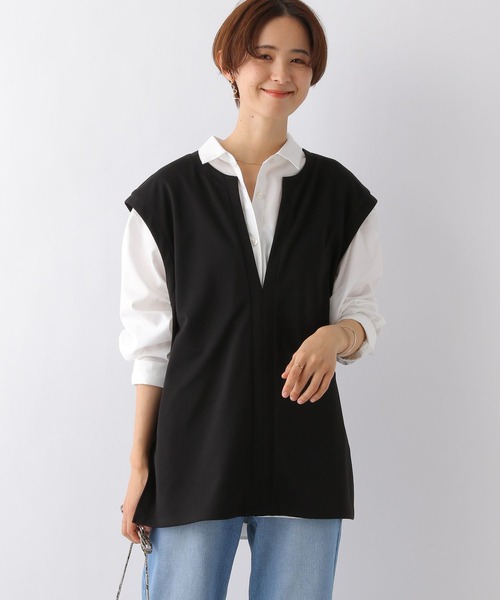 LEPSIM（レプシィム）の「ポンチカットベスト 177277（Tシャツ
