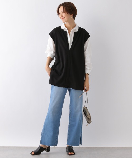LEPSIM（レプシィム）の「ポンチカットベスト 177277（Tシャツ