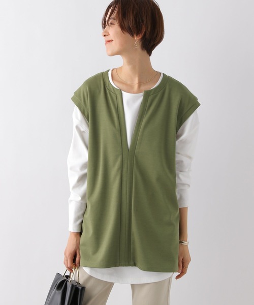 LEPSIM(レプシィム)の「ポンチカットベスト 177277(Tシャツ LEPSIM(レプシィム)の「ポンチカットベスト 177277(Tシャツ