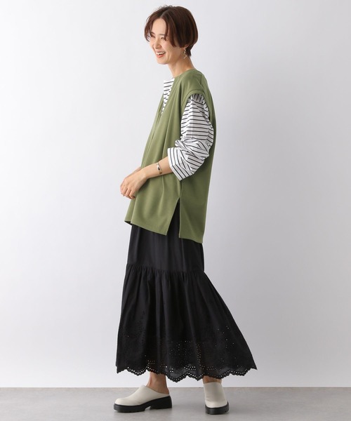 LEPSIM（レプシィム）の「ポンチカットベスト 177277（Tシャツ